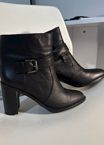 Beymen Orijinal Siyah Deri Bot - Görsel 6