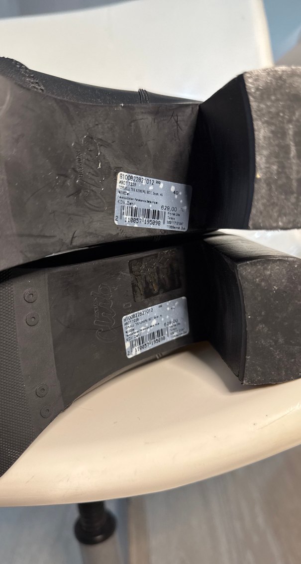 Beymen Orijinal Siyah Deri Bot - Görsel 5