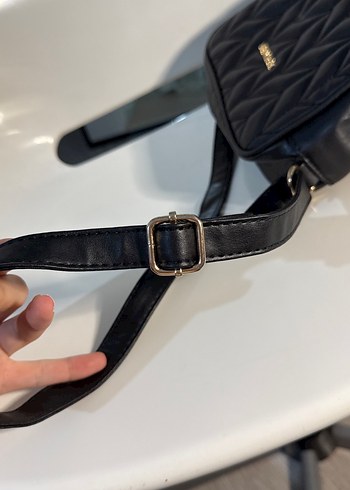 Beymen Siyah Deri çanta - Görsel 2