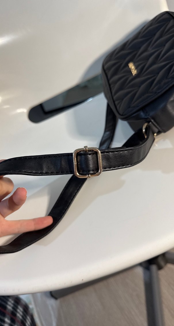 Beymen Siyah Deri çanta - Görsel 2