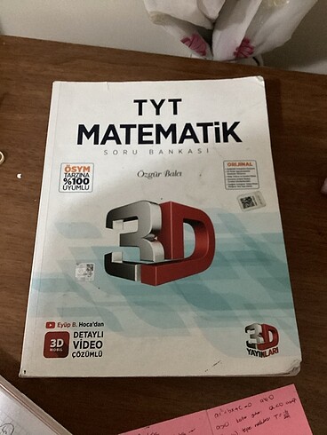 Beden YKS TYT MATEMATİK SB SATIS ORİJİNAL 3d BİLGİSARMAL