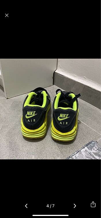 38 Beden gri Renk Nike airmax orjinal bayan spor ayakkabı