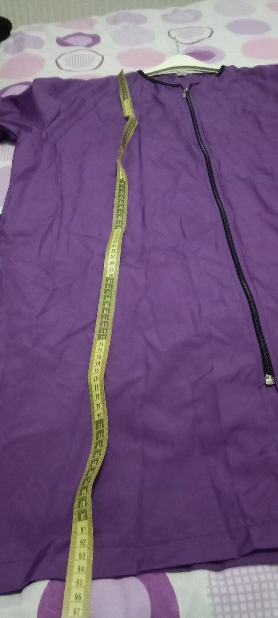 Mor Uzun Kollu Kadın haşema - Görsel 4