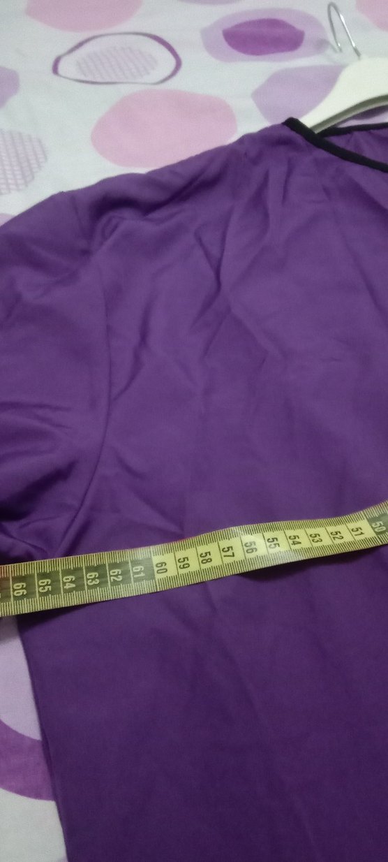 Mor Uzun Kollu Kadın haşema - Görsel 3