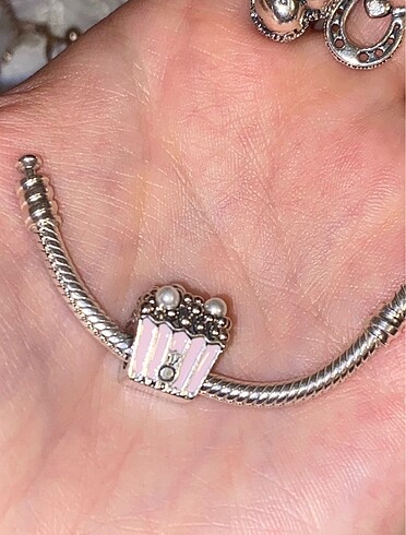 Beden gri Renk Pandora charm