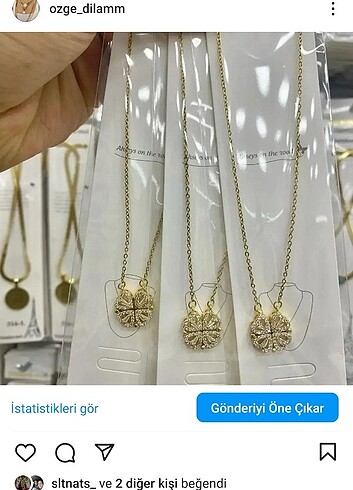 Çelik kolye