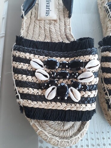 36 Beden Stradivarius Jüt Sandalet.(Orjinal Ürün)