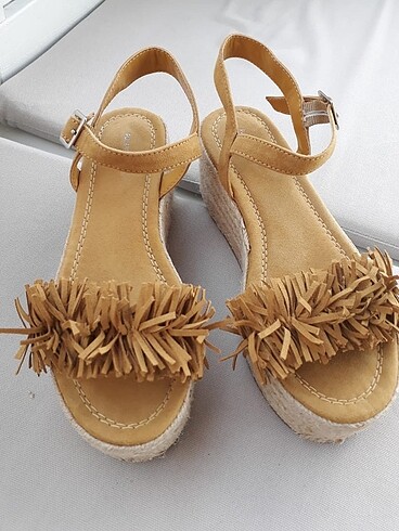 Pull&Bear Jüt Sandalet.(Orjinal)