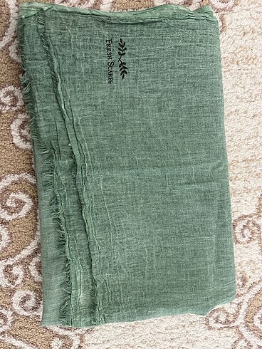 Mint yeşili Fresh Scarfs organik şal