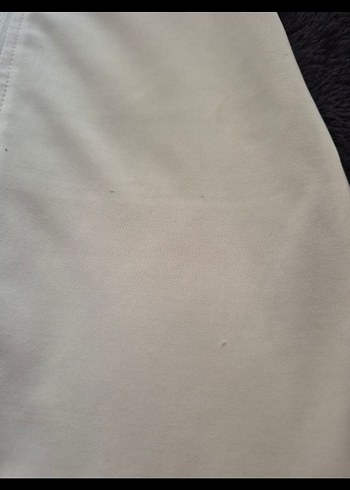 Yüksek Yakalı Beyaz Kadın Spor Ceket - Görsel 5