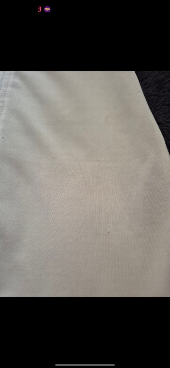 Yüksek Yakalı Beyaz Kadın Spor Ceket - Görsel 5