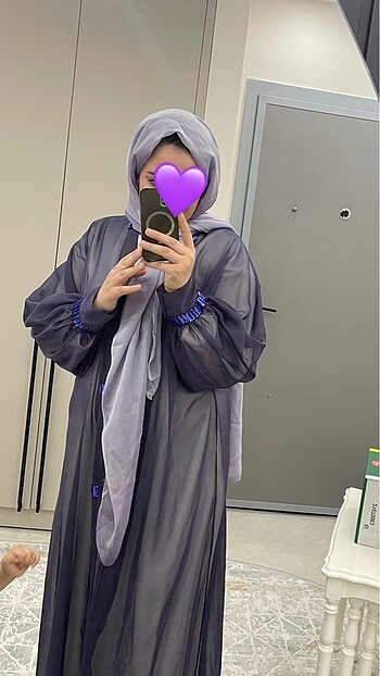 Diğer Mor abaya pelerin