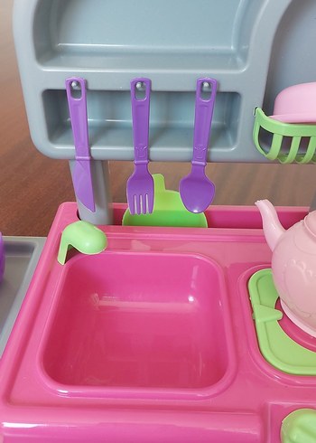 Beden Pastel Pembe Çocuk Oyun Mutfak Seti