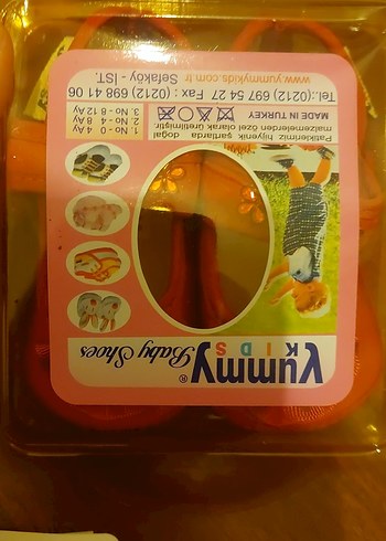 Kız Çocuk Kırmızı Nakışlı Babet - Görsel 3