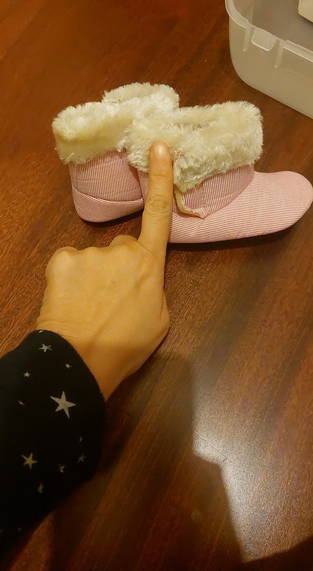 Kızlar için Pembe Kürklü Sıcak Terlik - Görsel 2