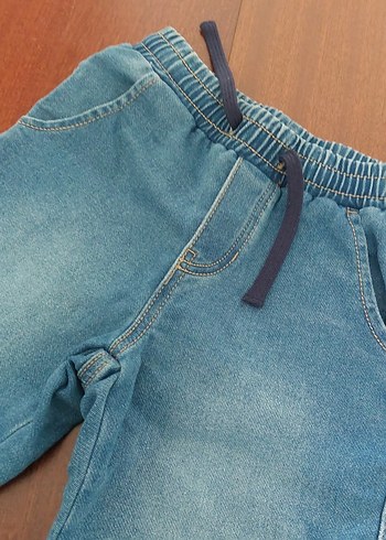 Erkek Çocuk Mavi Rahat Kesim Kot Pantolon - Görsel 2