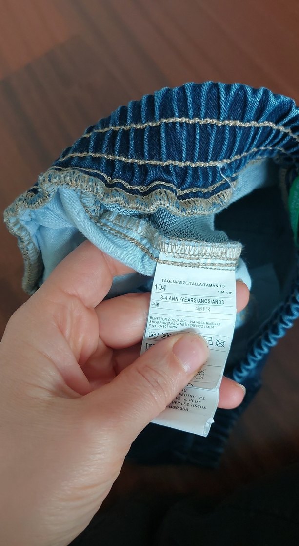 Erkek Çocuk Mavi Rahat Kesim Kot Pantolon - Görsel 5