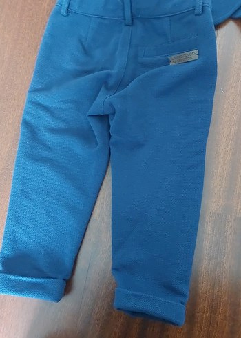 Lacivert Düğmeli Çocuk Takım Elbise - Görsel 5