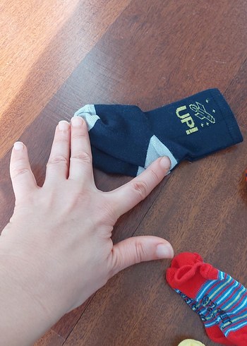 Çocuk Çok Renkli Çorap Seti - Görsel 9