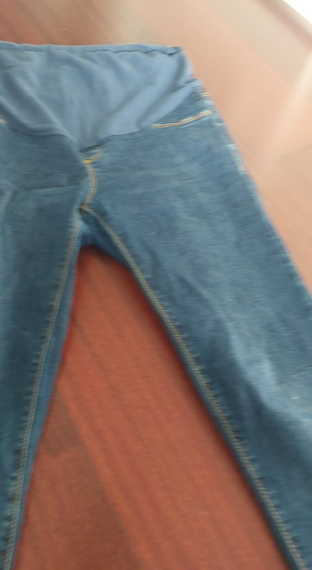 Koyu Mavi Hamile Denim Pantolon - Görsel 2