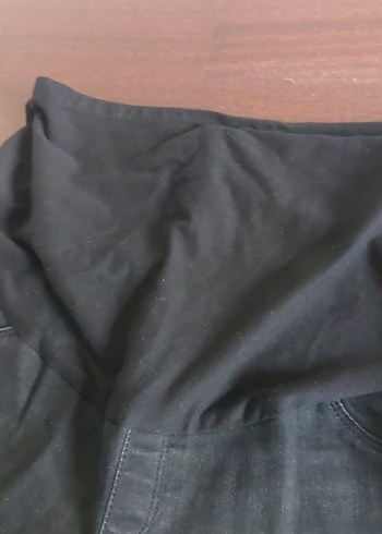 Siyah Kemerli Hamile Kot Pantolon - Görsel 3