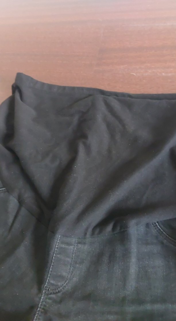 Siyah Kemerli Hamile Kot Pantolon - Görsel 3