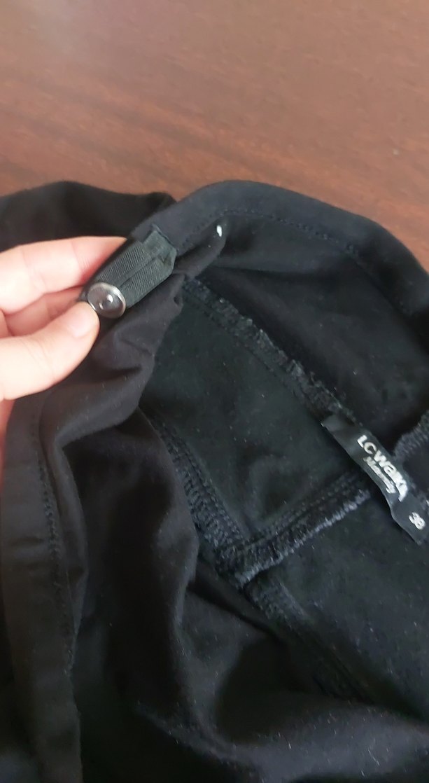 Siyah Kemerli Hamile Kot Pantolon - Görsel 5