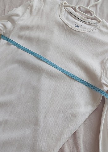 Beyaz Erkek Uzun Kollu Tişört - Görsel 7