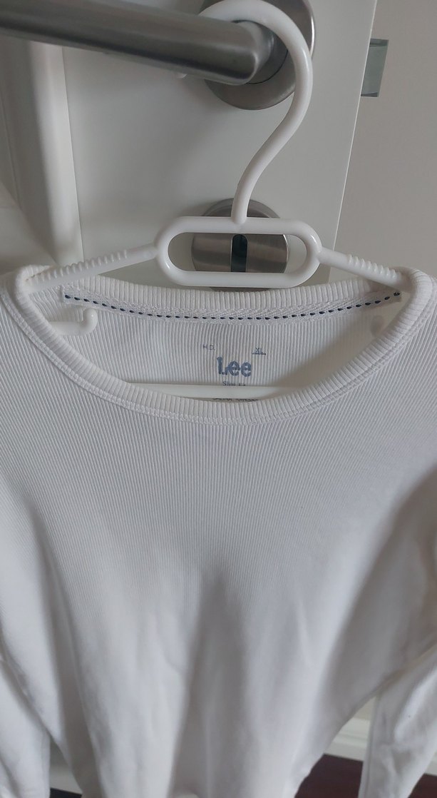 Beyaz Erkek Uzun Kollu Tişört - Görsel 4