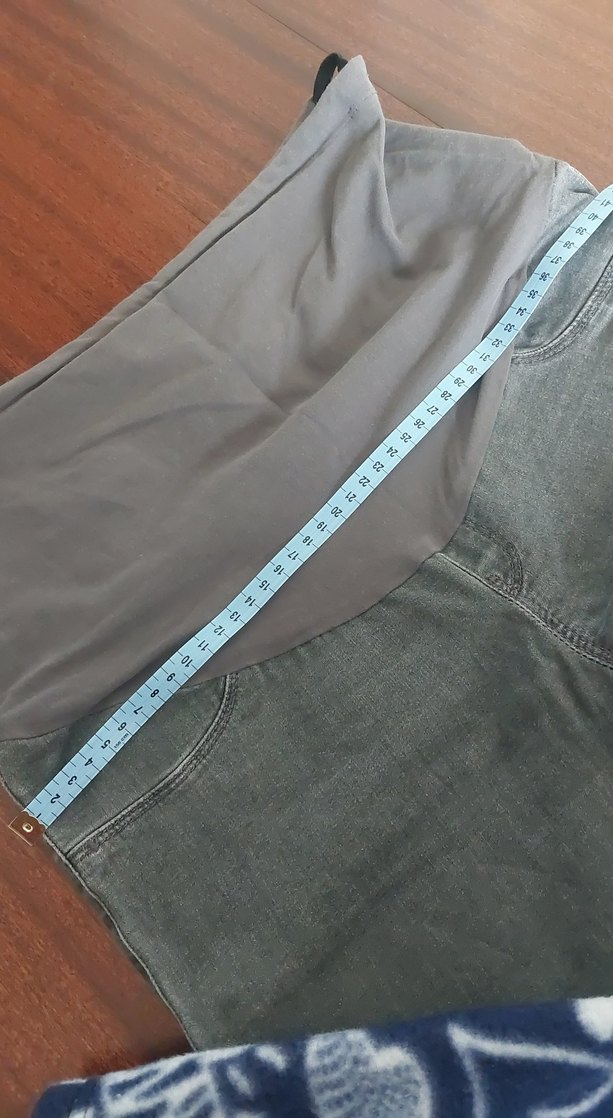 Gri Normal Boy Hamile Kot Pantolon - Görsel 3