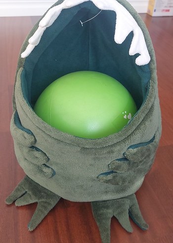 Gri Peluş Dinozor Oyuncak - Görsel 5