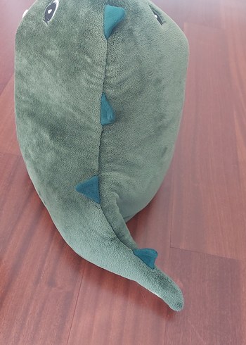 Gri Peluş Dinozor Oyuncak - Görsel 4