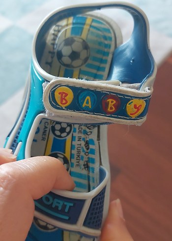 25 Beden mavi Renk Mavi Erkek Çocuk Spor Sandalet Velcro