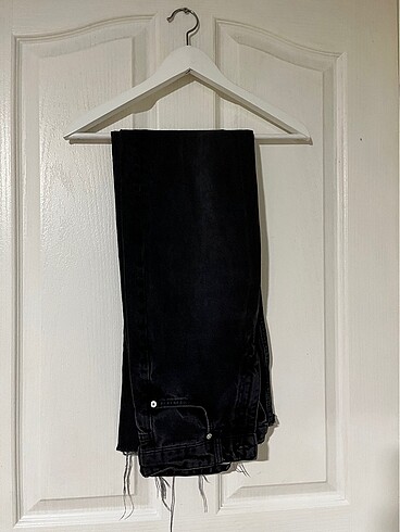 Siyah bol paça Zara jeans