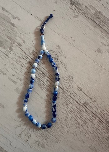 Bohem Tarzı Erkek Mavi Tesbih - Görsel 3