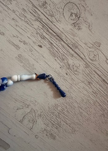 Bohem Tarzı Erkek Mavi Tesbih - Görsel 5