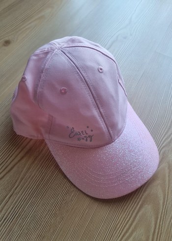 Pembe Simli kız çocuk Şapka