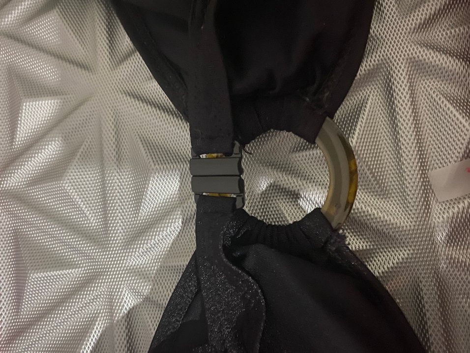 Siyah Askılı ve Kırmızı Mini Bikini - Görsel 5