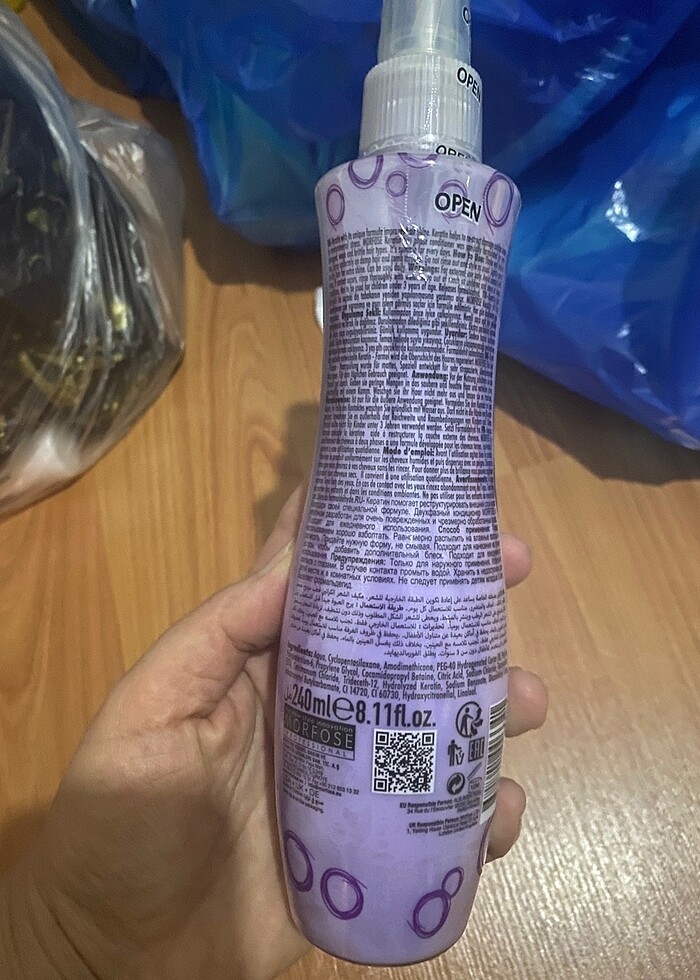 Morfose keratin çift gazlı fön suyu - Görsel 4