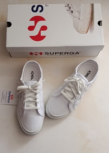 Superga Beyaz Kadın Erkek Spor Ayakkabı ithal
