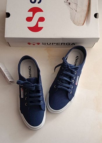 Superga Kadın Erlek Lacivert Spor Ayakkabı ithal