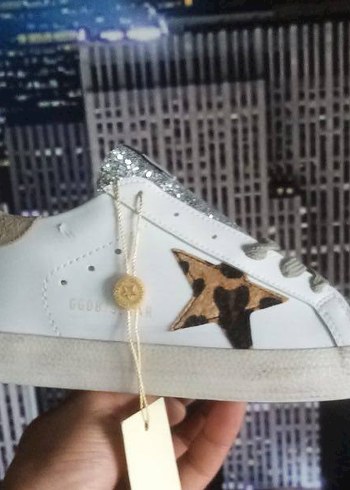 Golden Goose Deluxe GOLDEN GOOSE LEOPAR spor ayakkabı