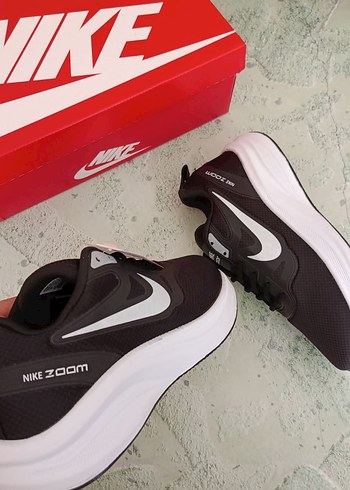 42 Beden siyah Renk Nike Zoom Erkek Siyah Spor Ayakkabı