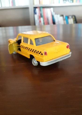 Beden Renk Klasik Model Chevrolet Sarı Taksi Metal Oyuncak Araba
