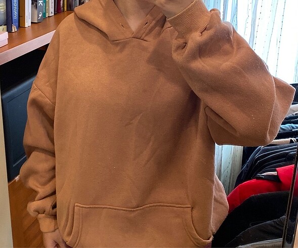 Oversize Kapüşonlu Sweatshirt