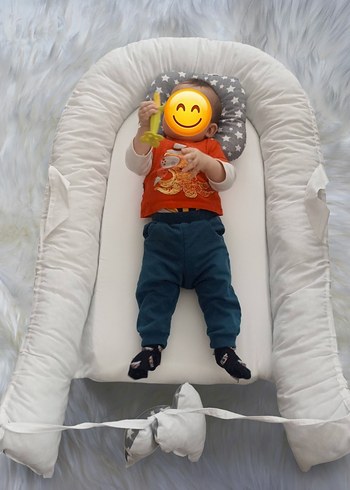 Yıldız Desenli Bebek Yatak Seti babynest - Görsel 2