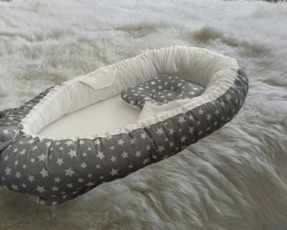 Yıldız Desenli Bebek Yatak Seti babynest - Görsel 4