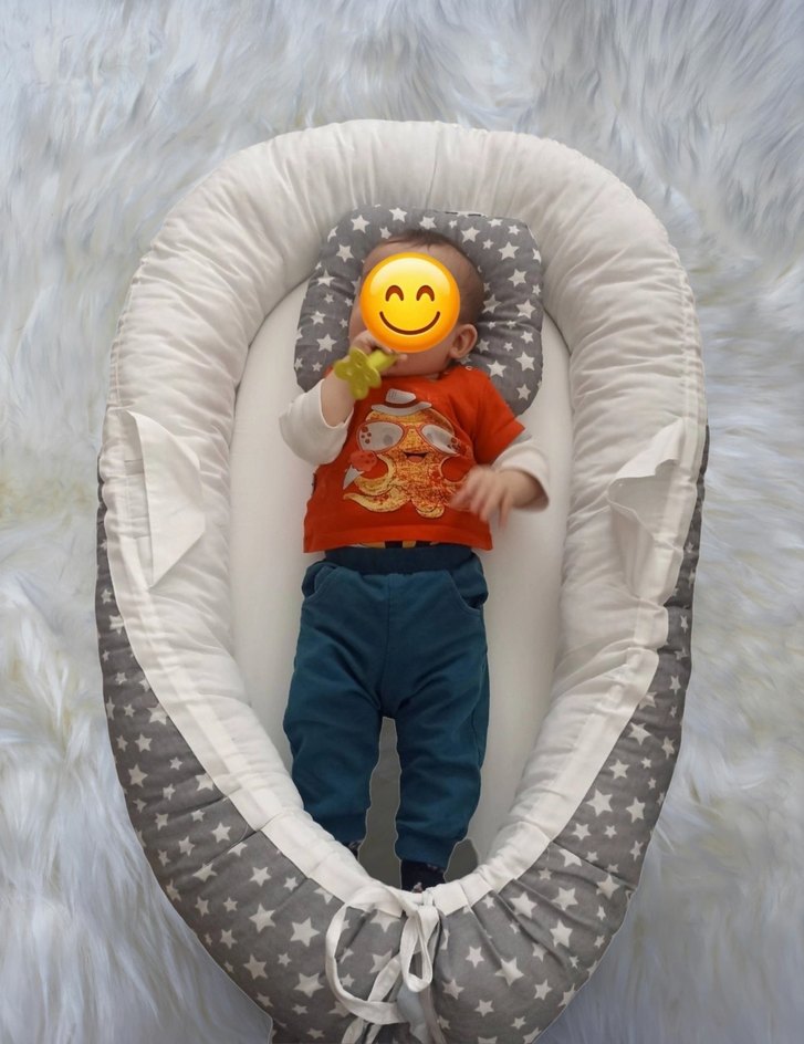 Yıldız Desenli Bebek Yatak Seti babynest - Görsel 3