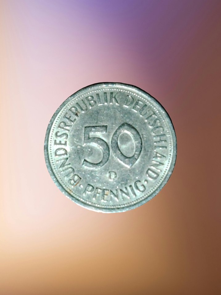 50 pfennig madeni para 1981 koleksiyonluk - Görsel 2