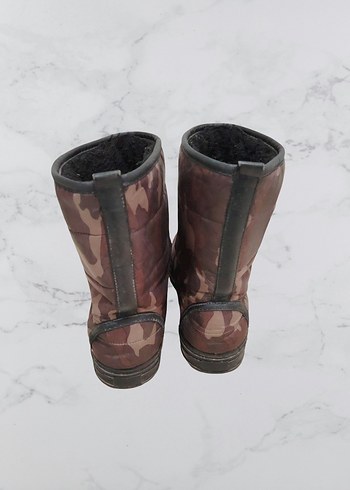unisex Kamuflaj desenli sıcak tutan kar botu - Görsel 3